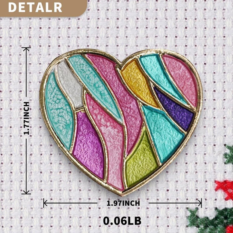 VODOZAVA Needle Minder Magnet, Magnetic Needle Minder, Needle Minders Magnetic Cross Stitch Accessories, Magnetic Needle Holder, Life Tree, Butterfly, Cats, Owl, Heart (Love) - Image 2